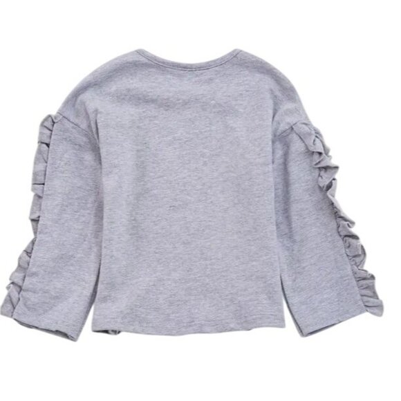 Toddler Girls‎ Love Fall Ruffled Sleeve Top 18-24M - Picture 4 of 5